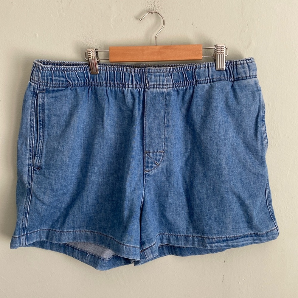 Zara women’s NWT Jean 2025 Relaxed Jogger Shorts size large